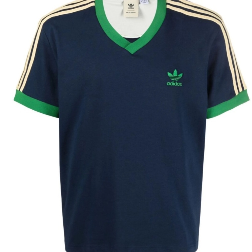 Adidas x Wales Bonner 70s V-Neck Tee